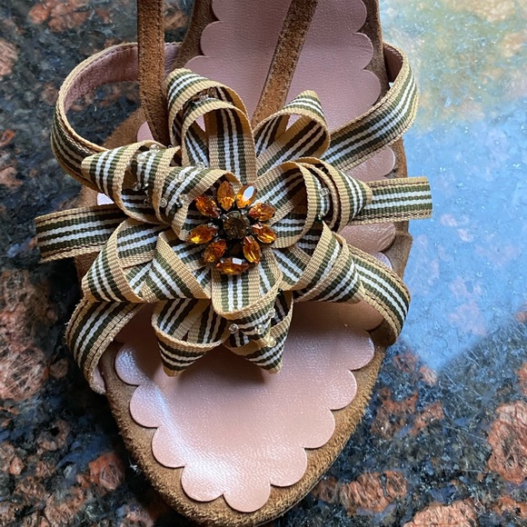 Moschino flower sling back sandal - Picture 7 of 11